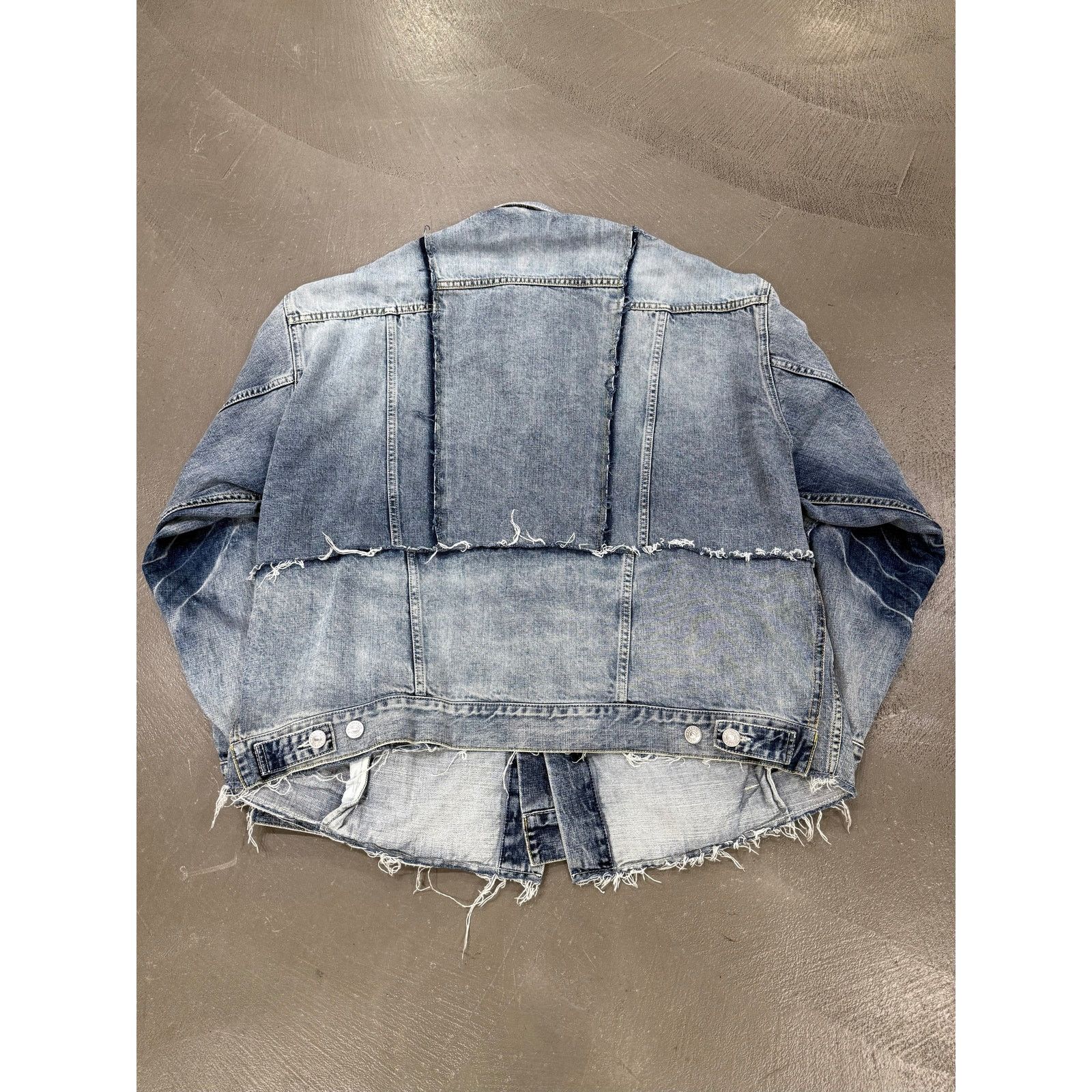 Balenciaga 2021 Balenciaga oversized deconstructed denim jacket Size US M / EU 48-50 / 2 - 4 Thumbnail