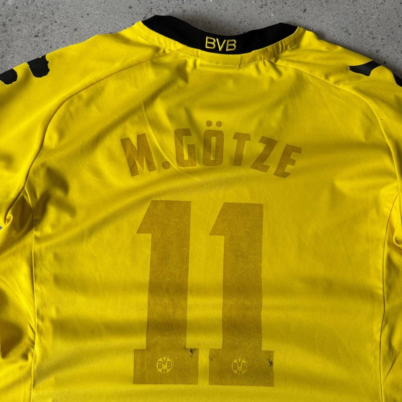 Vintage Borrusia Dortmund 2010 Vintage Home Jersey #10 Mario Gotze Size US L / EU 52-54 / 3 - 7 Thumbnail