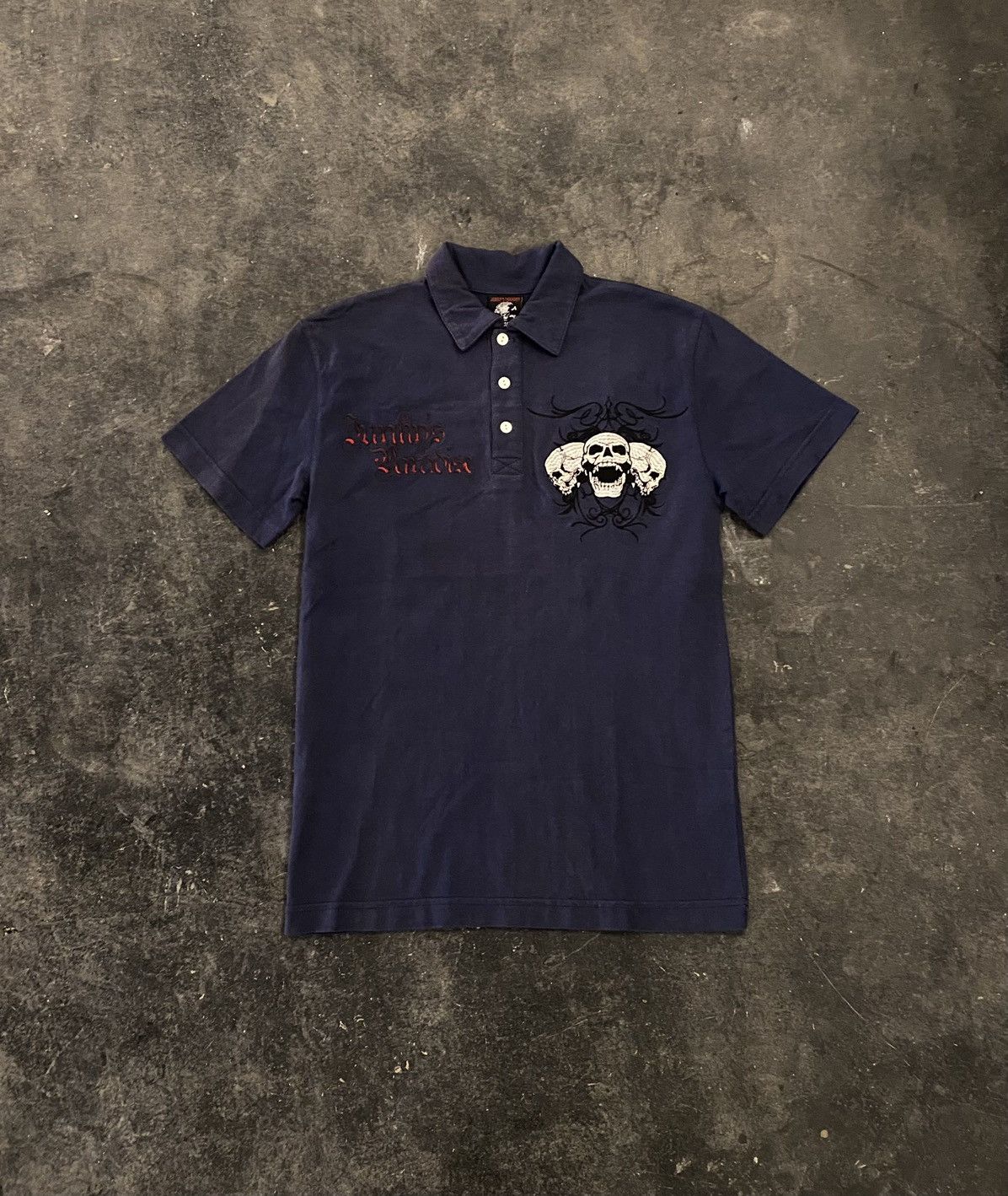 Hysteric Glamour Y2k Junky’s Paradise skulls punks polo shirt Size US S / EU 44-46 / 1 - 2 Thumbnail