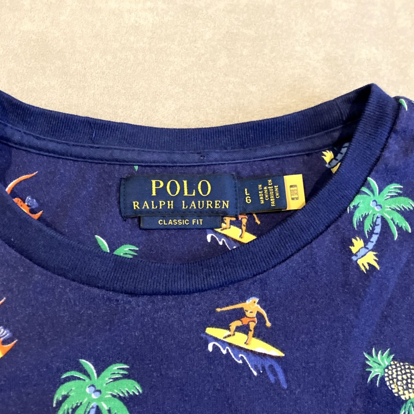 Polo Ralph Lauren Ralph Lauren Shirt Men's Large All Over Print Surfer Fish Awesome T Size US L / EU 52-54 / 3 - 3 Thumbnail