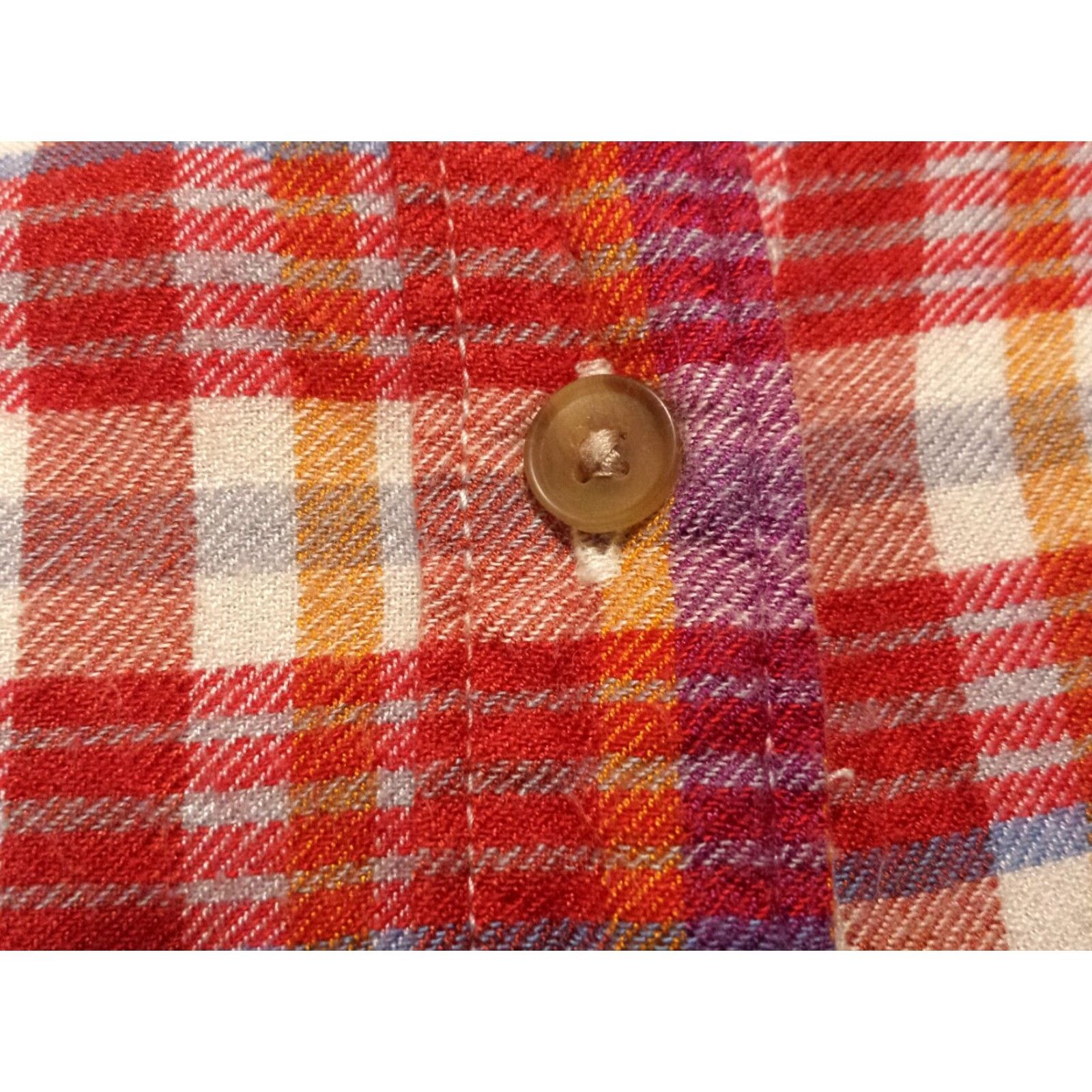 Lucky Brand Lucky Brand Shirt XS Womens Multicolor Plaid Long Sleeve Button-Front Size XS / US 0-2 / IT 36-38 - 4 Thumbnail