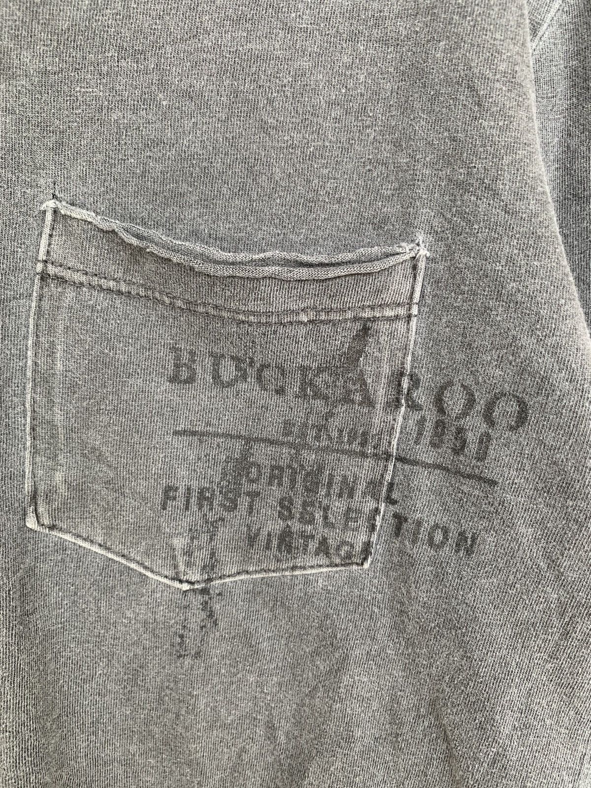 If Six Was Nine 2000s Buckaroo distressed pocket punk longsleeve Size US L / EU 52-54 / 3 - 3 Thumbnail