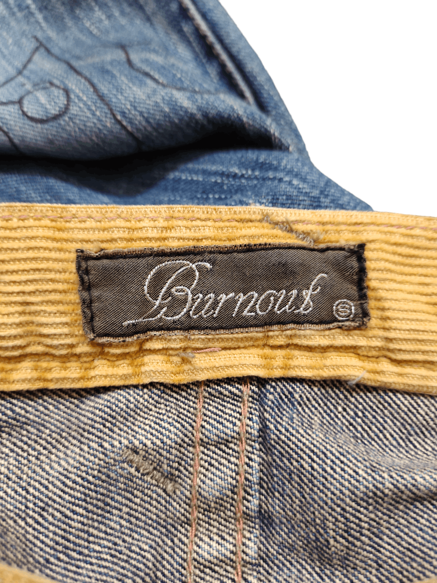 Hysteric Glamour × Undercover Burnout Japan Paisley Custom Faded Clawmark Denim Jeans Size US 31 - 16 Thumbnail