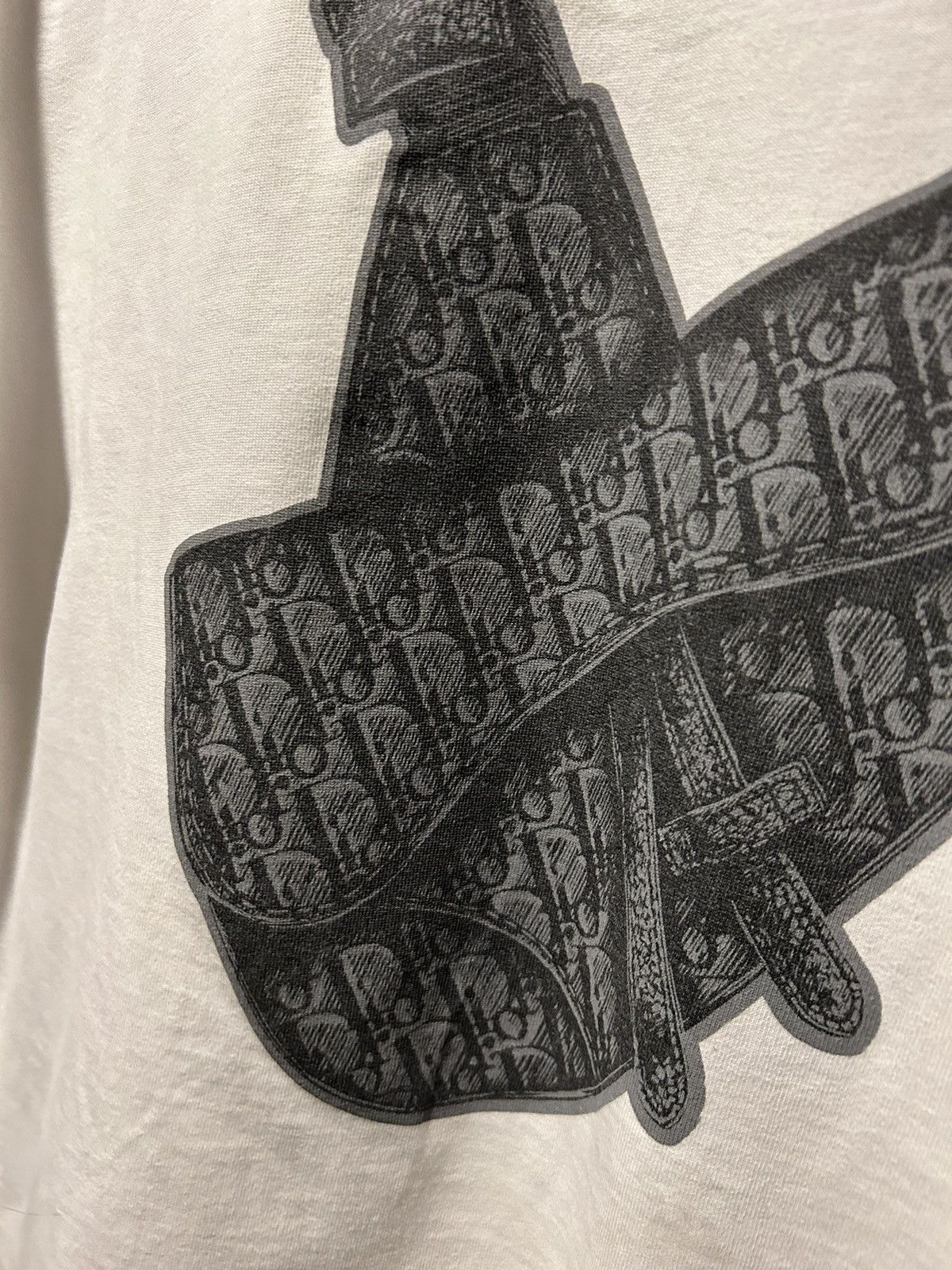 Dior RARE Dior saddlebag logo tee shirt white Size US L / EU 52-54 / 3 - 3 Thumbnail