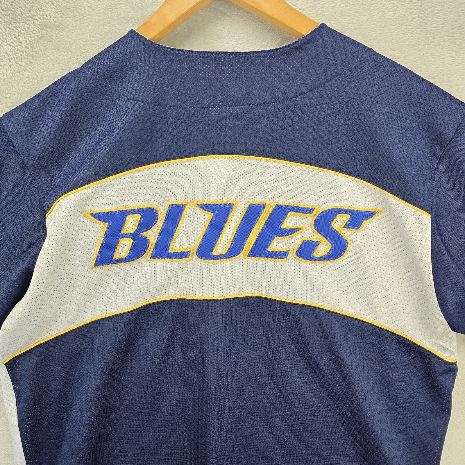 Majestic Majestic St Louis Blues NHL Jersey Mens Large Button Up Size US L / EU 52-54 / 3 - 7 Thumbnail