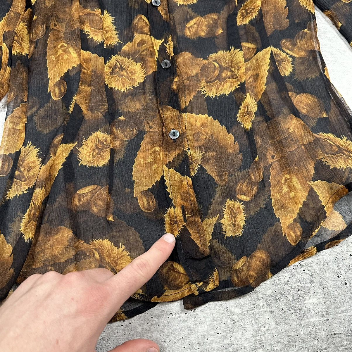 Dolce & Gabbana Vintage Dolce & Gabbana Buttoned Down Shirt Chestnut Pattern Size M / US 6-8 / IT 42-44 - 8 Thumbnail
