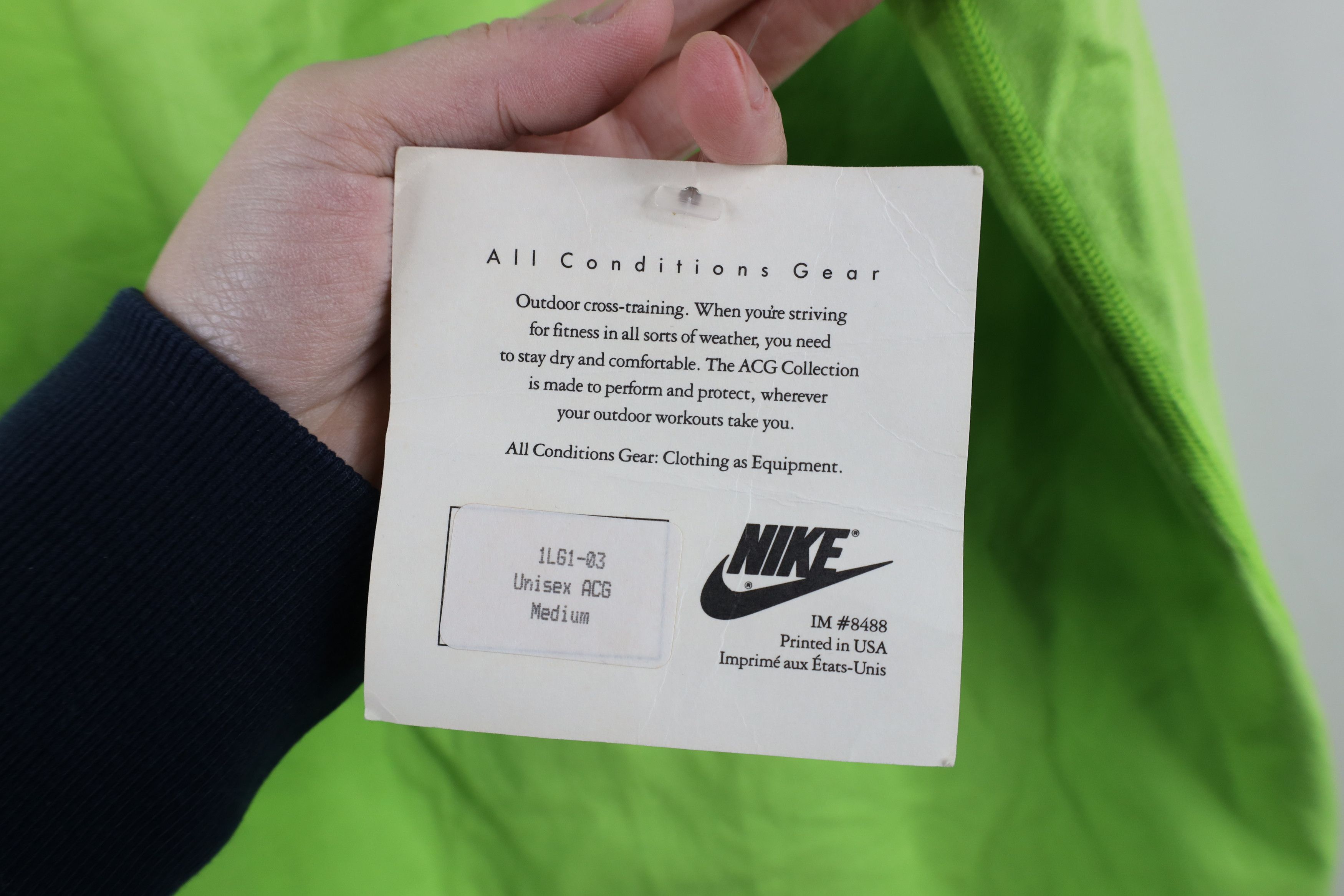 Nike × Vintage Deadstock Vintage 90s Nike ACG Cropped Tank Top T-Shirt USA Size M / US 6-8 / IT 42-44 - 6 Thumbnail