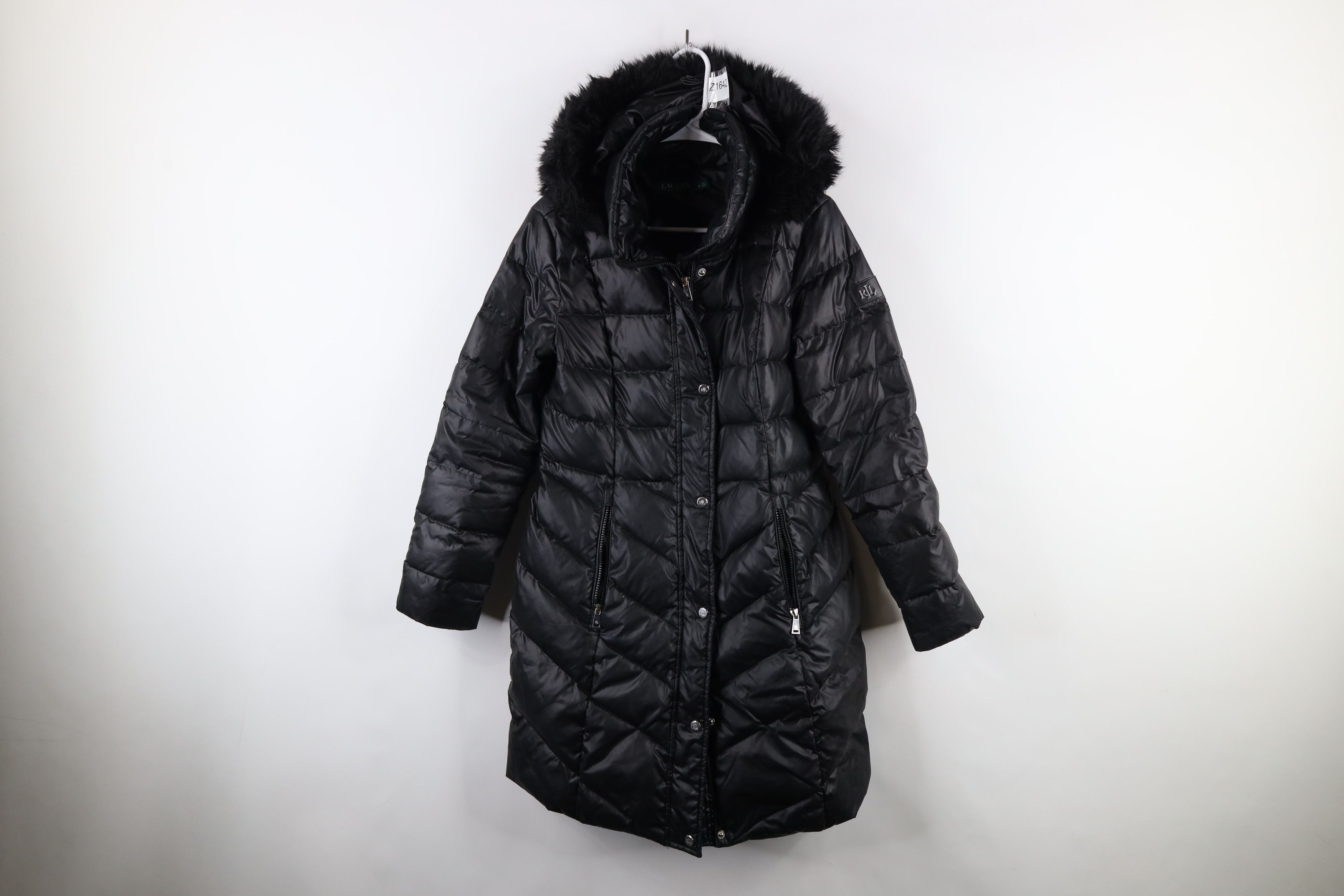 Ralph Lauren × Vintage Vintage Ralph Lauren Fill Hooded Puffer Full Length Jacket Size S / US 4 / IT 40 - 1 Thumbnail