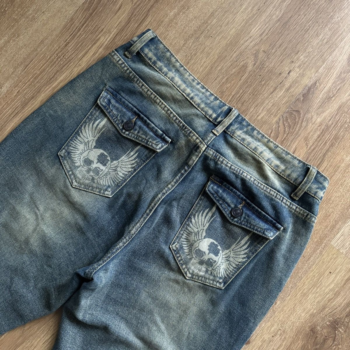 Hysteric Glamour ROMWE Skullwings Superlared Rusty Stain Wash Size US 30 / EU 46 - 3 Thumbnail