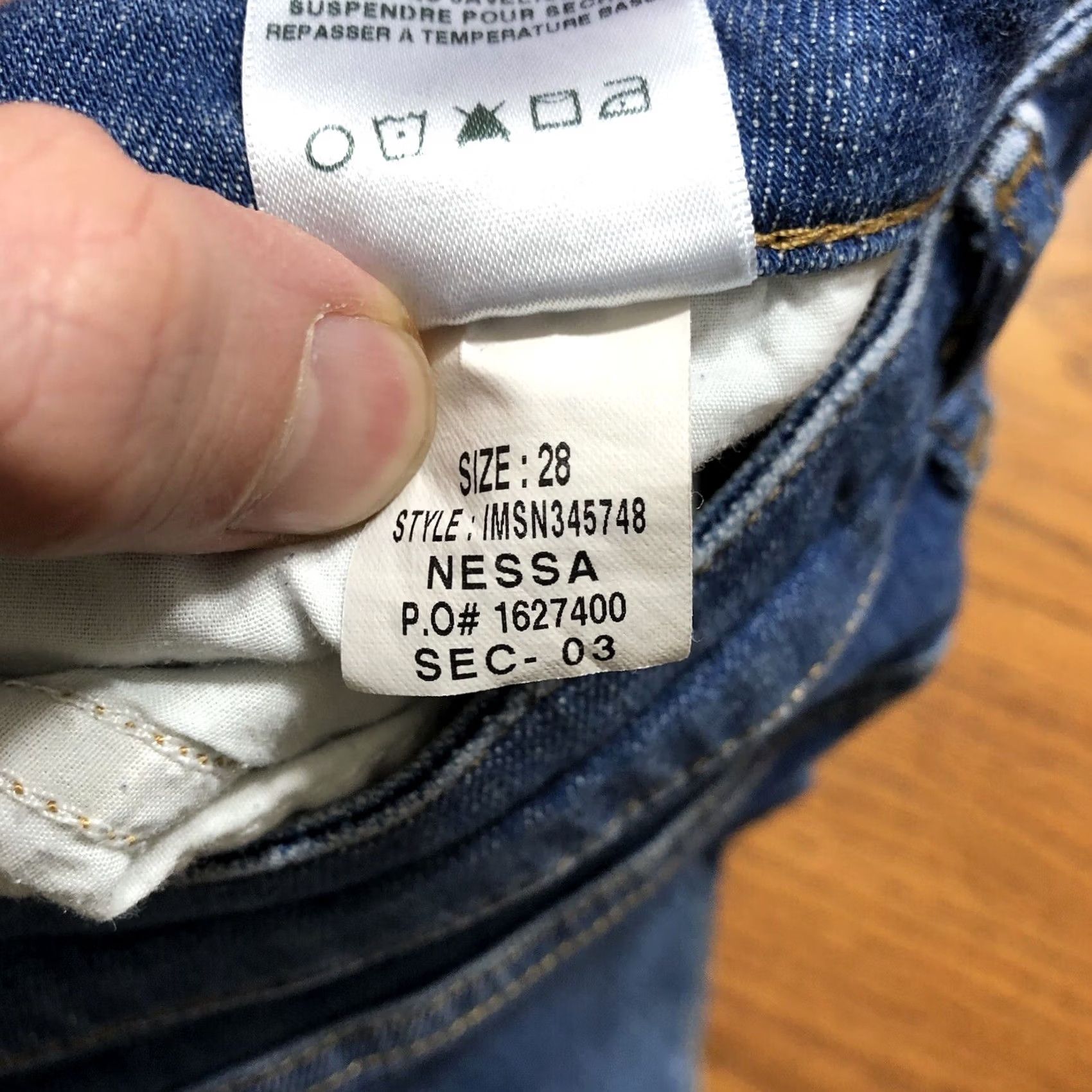 Vintage Joes Jeans Womens Jeans Skinny 5-Pocket Denim Blue High Rise 28 X 25 Inseam 25 Bohemian City College Nessa Wash Raw Hem Size 28" / US 6 / IT 42 - 6 Thumbnail