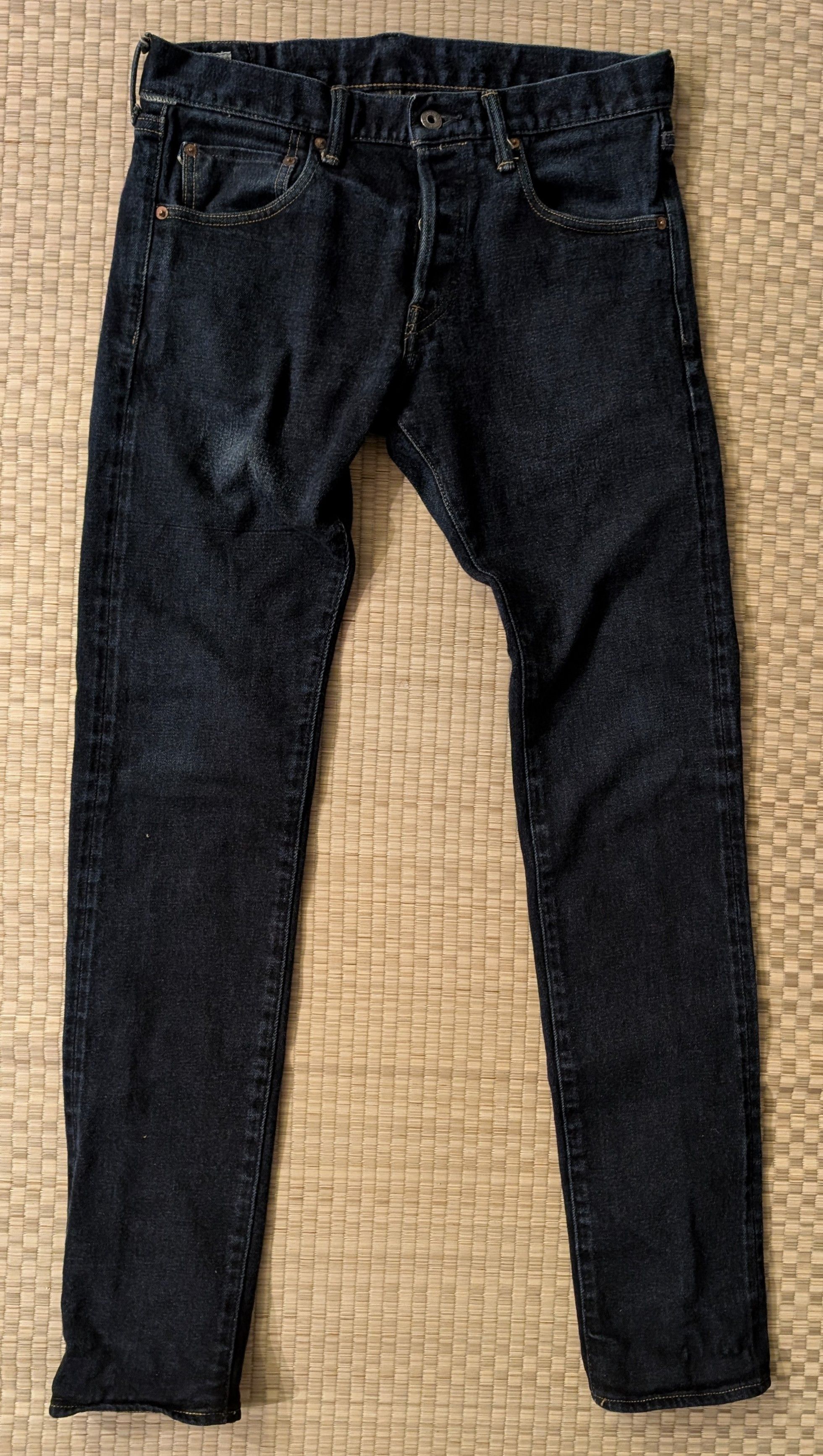 Oni Oni ONI-122S Stretch Selvedge Denim Jeans Made in Japan Size US 30 / EU 46 - 1 Thumbnail