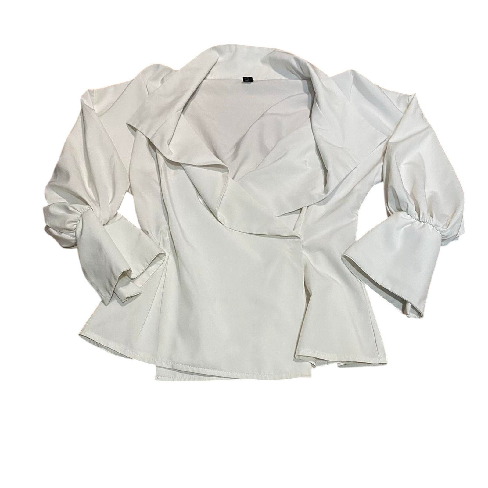 Other White formal blouse Size L / US 10 / IT 46 - 1 Thumbnail