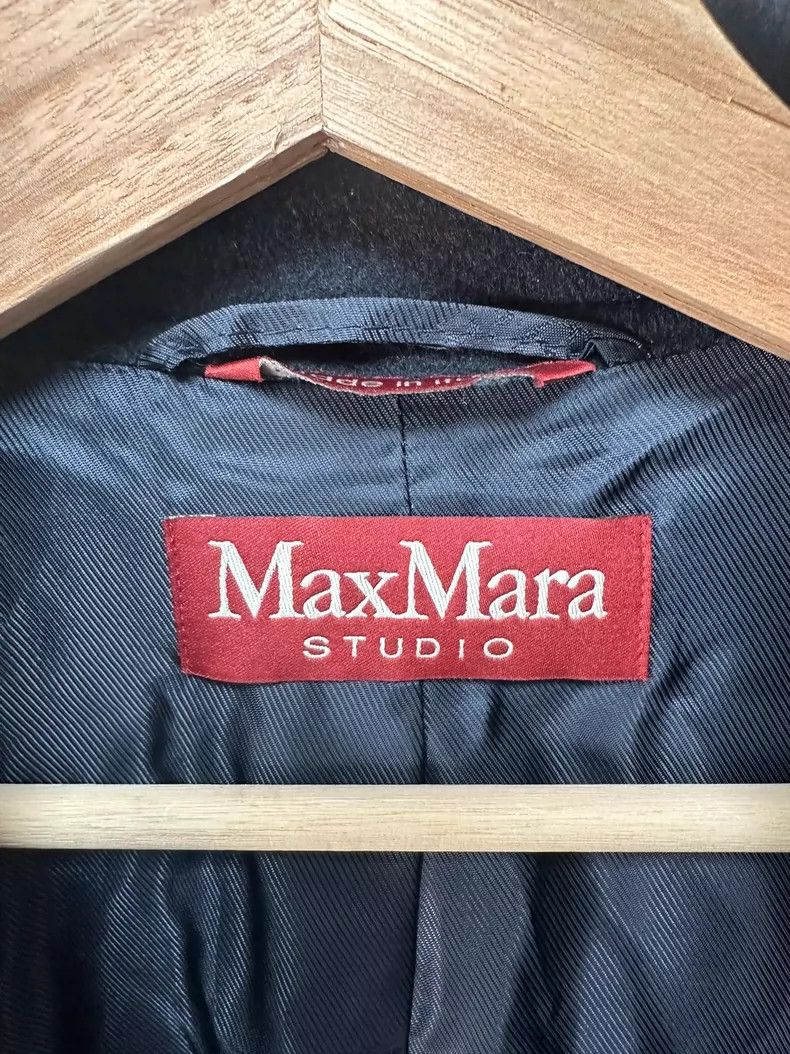 Max Mara Max Mara Solid lace-up lapel coat Size S / US 4 / IT 40 - 3 Thumbnail