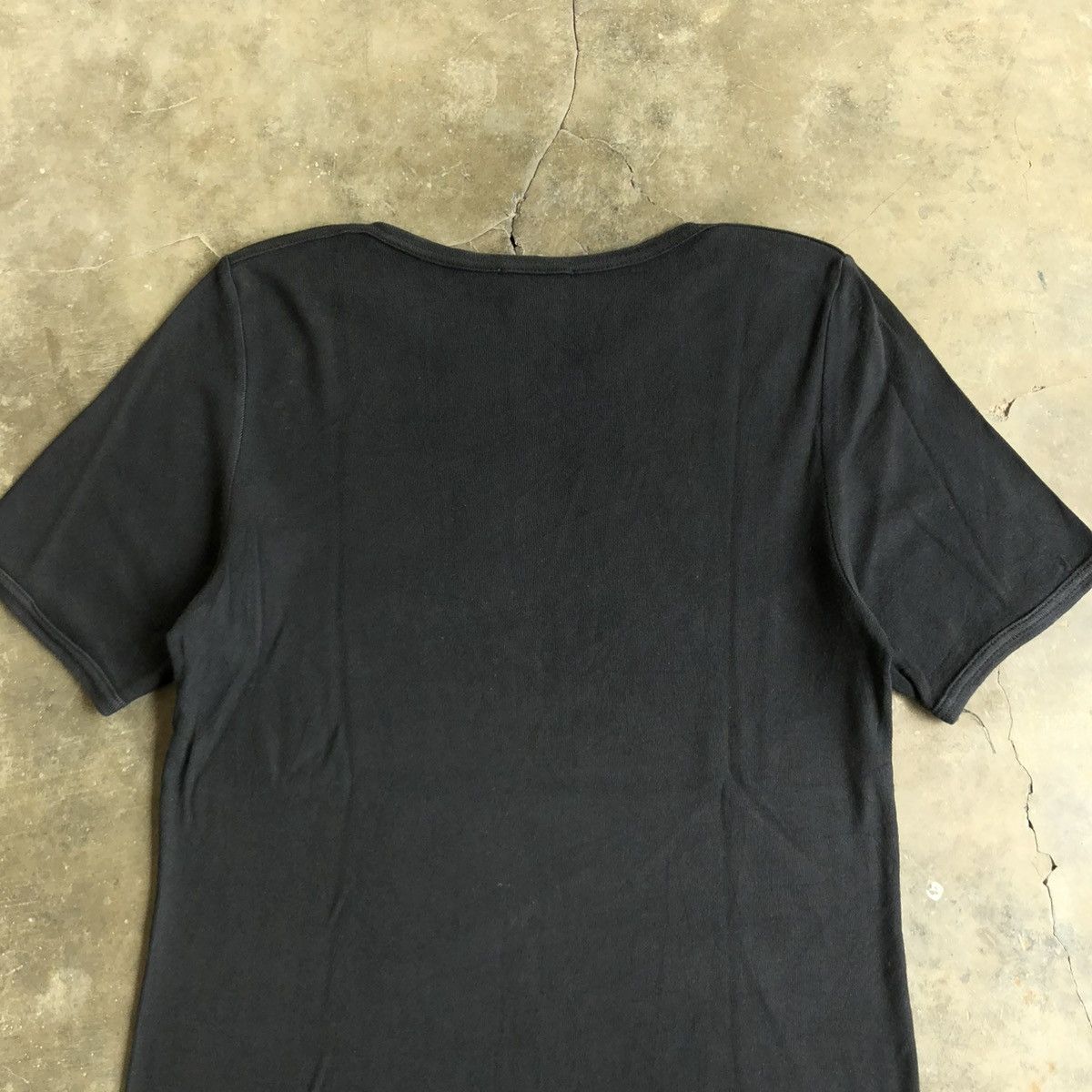A.P.C. Vintage A.P.C. Blank Basic T-shirt Build Up Black Designer Size US S / EU 44-46 / 1 - 9 Thumbnail