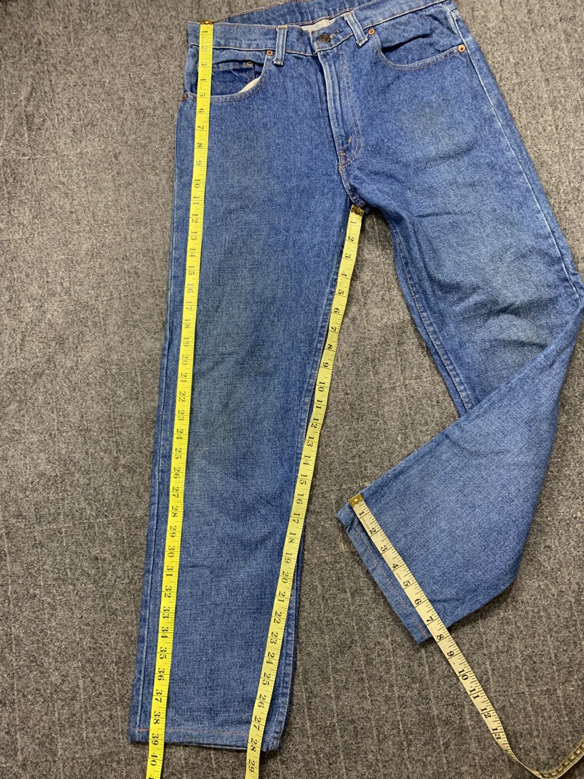 Levi's Levis Strauss Lot 505 Indigo Denim Jeans Straight Cut Size US 30 / EU 46 - 12 Thumbnail