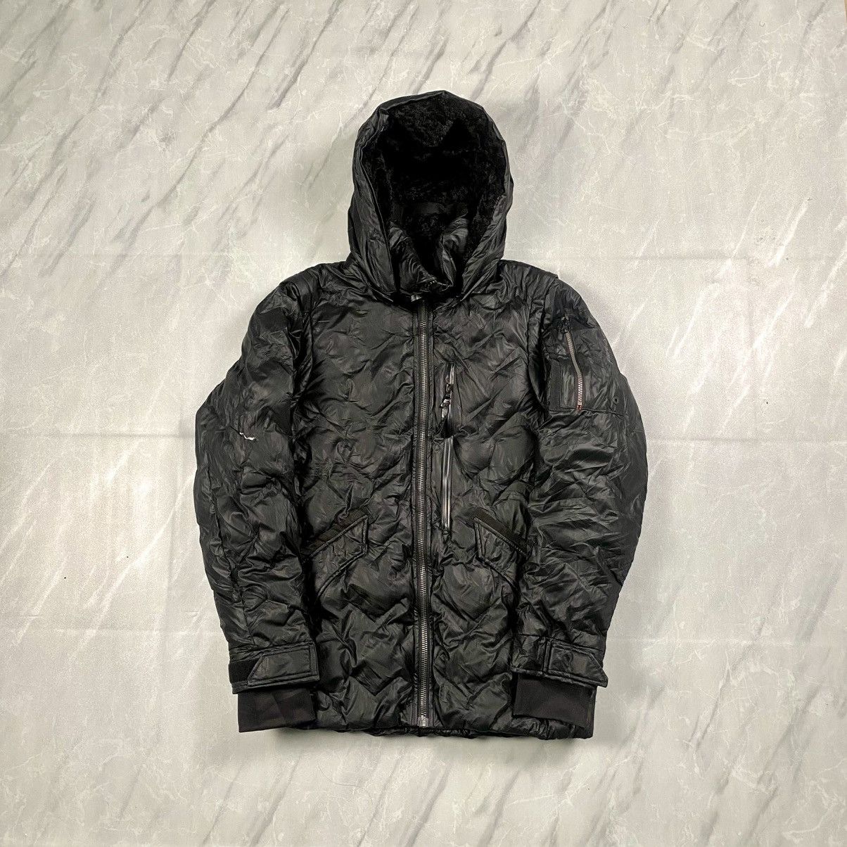 Japanese Brand Fieldcore Japan Puffer Fur Hooded Jacket Size US L / EU 52-54 / 3 - 1 Thumbnail