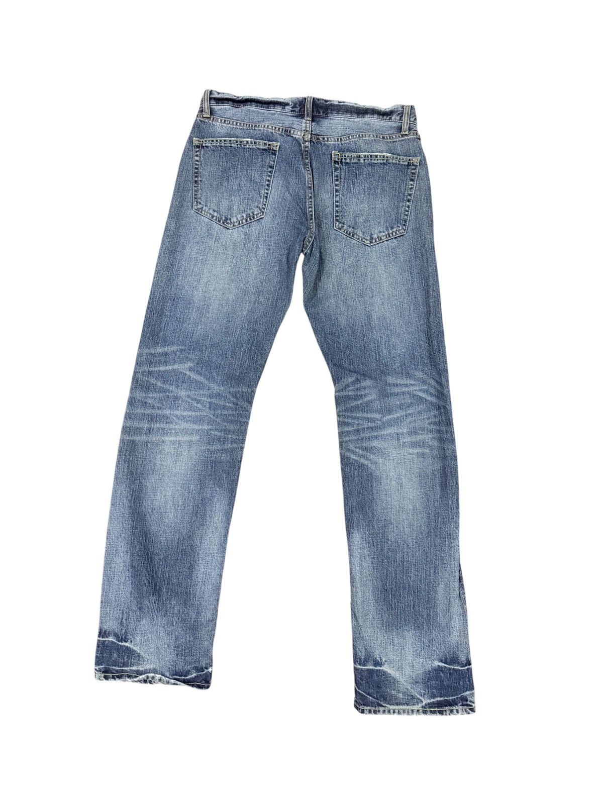 Tornado Mart Vintage Japanese brand Sorridere distressed denim jean Size US 31 - 2 Thumbnail