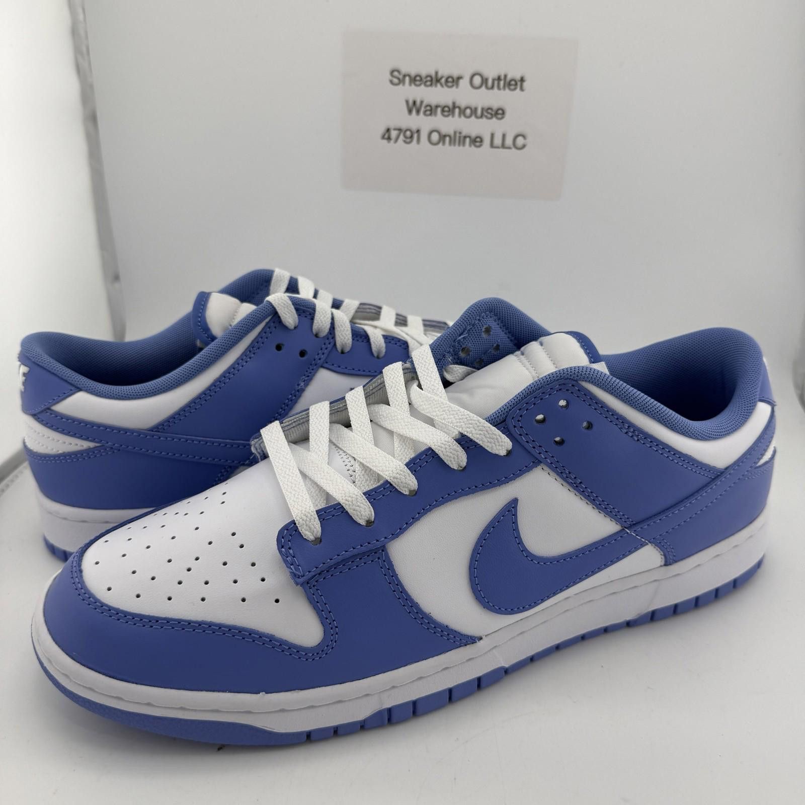 Nike × Vintage 2007 Dunk Low “White Ice Blue-Obsidian” (Sz  display picture 1