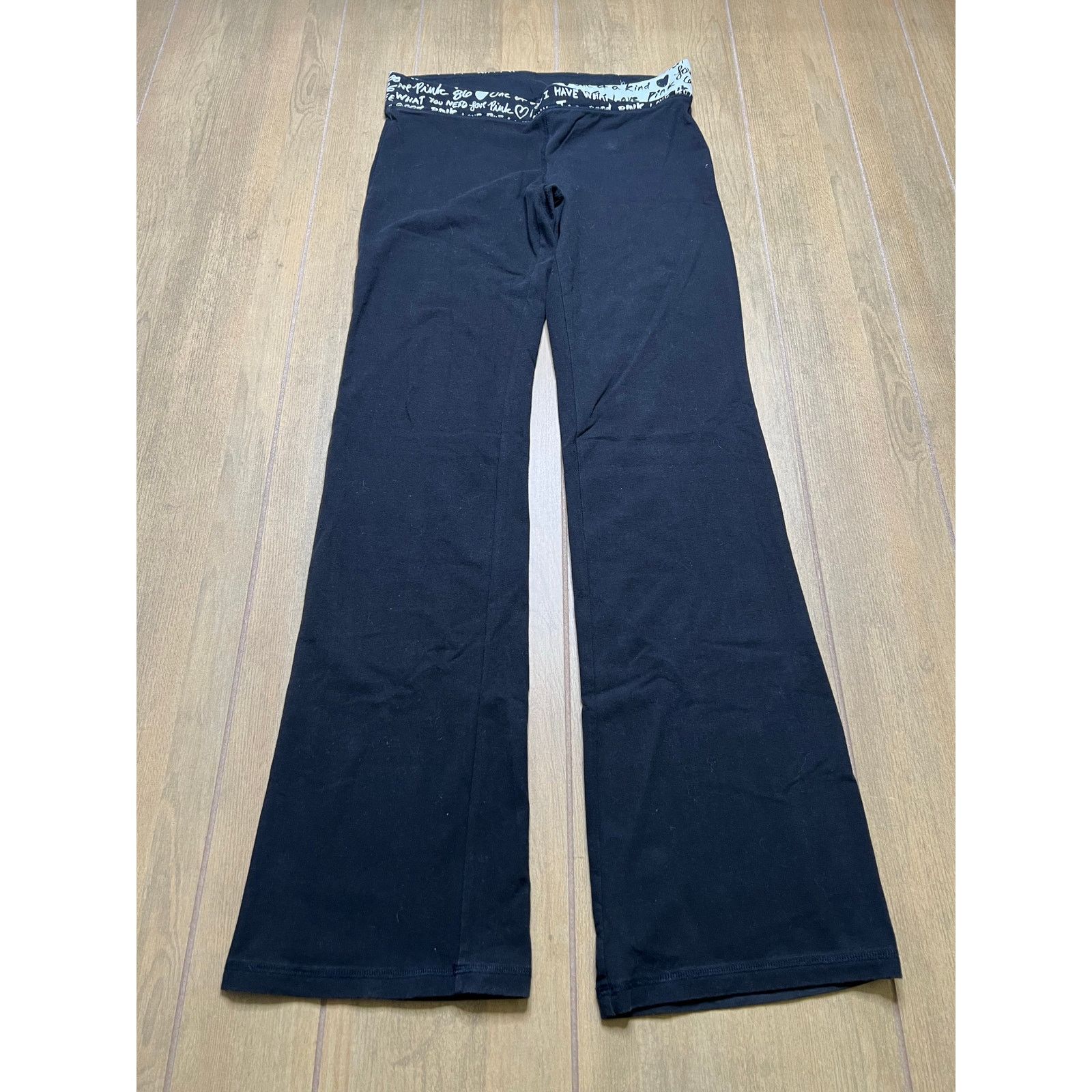 Pink PINK Victoria’s Secret Y2K Black Yoga Low Rise Flare M Size 30" / US 8 / IT 44 - 14 Thumbnail