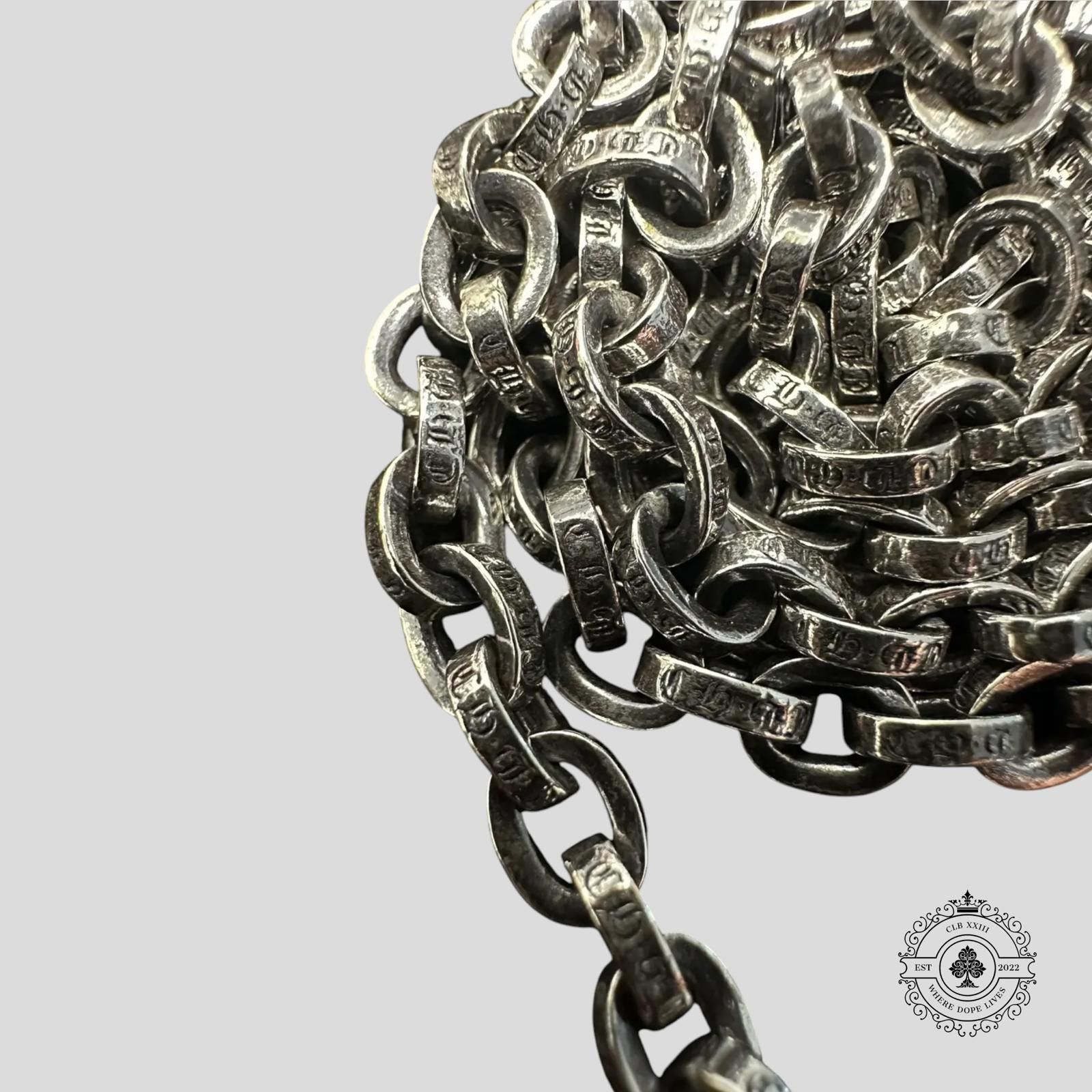 Chrome Hearts Chrome Hearts Paper Chain Necklace in Silver Size ONE SIZE - 2 Thumbnail