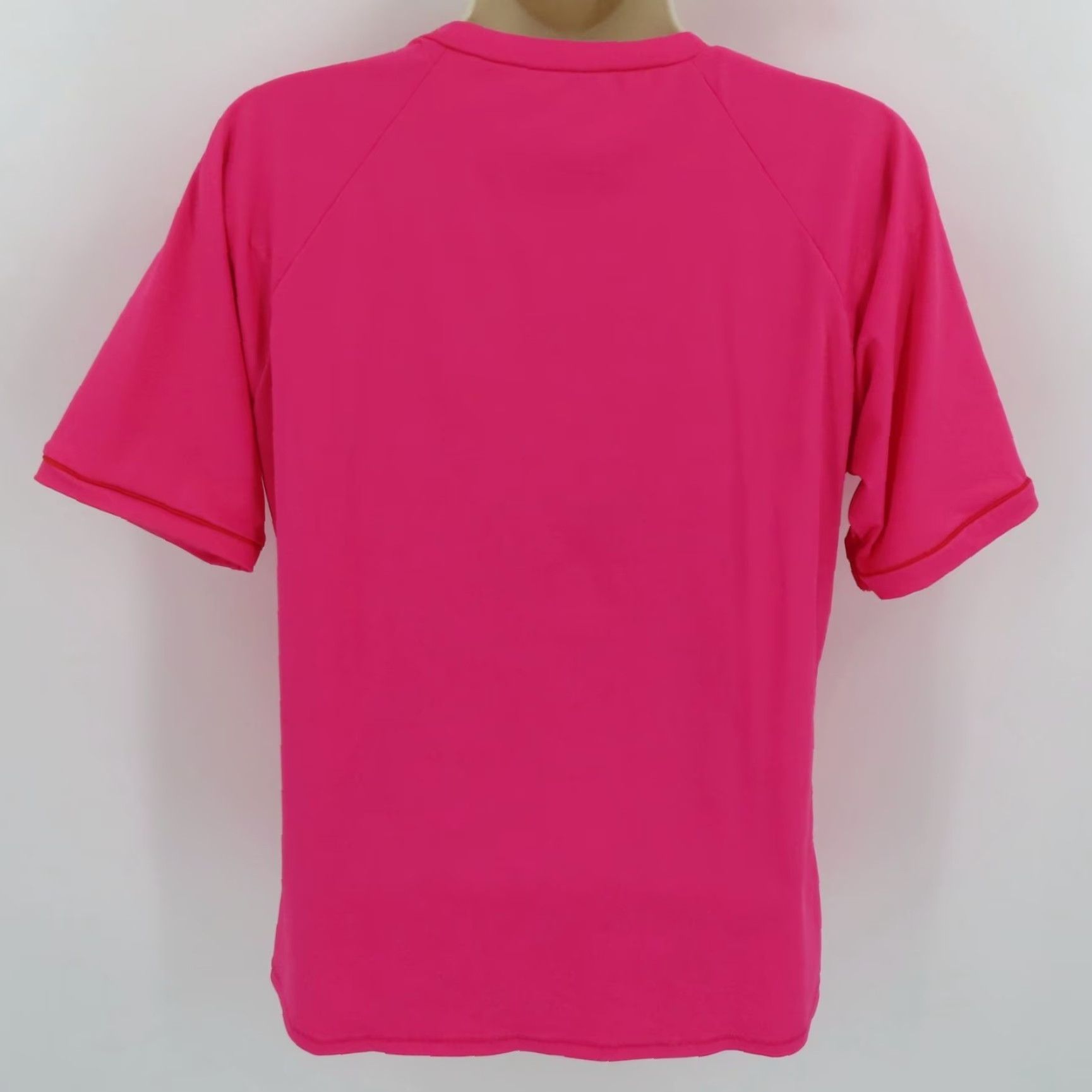 Tommy Bahama Tommy Bahama Womens Large Pink Orange Quarter Zip Zipper Short Sleeve Shirt Top Size L / US 10 / IT 46 - 6 Thumbnail