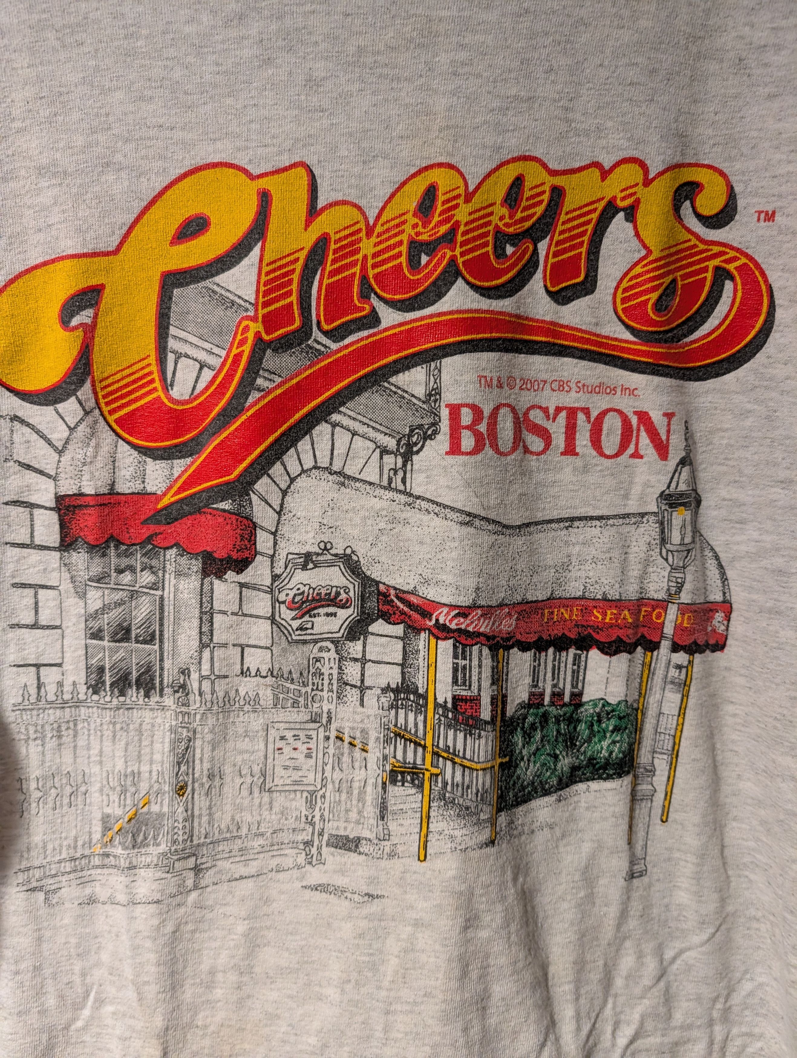 Gildan Vintage 2004 Cheers Boston CBS TV Show Promo Large T-Shirt Size US L / EU 52-54 / 3 - 2 Thumbnail