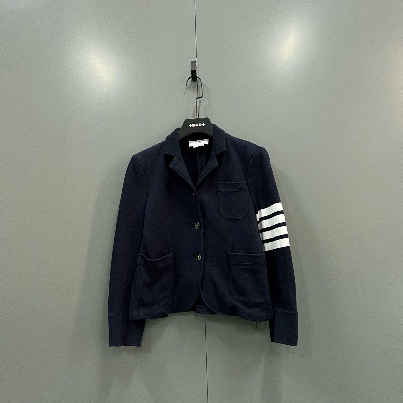 Thom Browne Thom Browne Navy Striped Blazer Jacket Size 42 Size US M / EU 48-50 / 2 - 1 Thumbnail