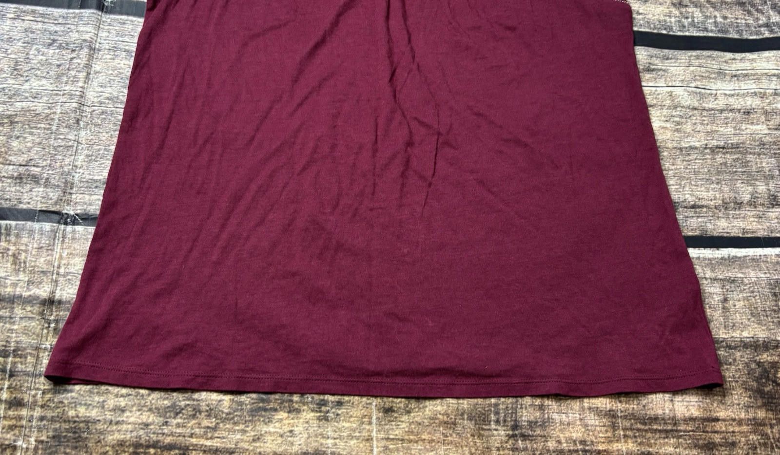 J. Jill J Jill Tank Top Women's Large Petite Ruched Beaded Silk Trim Size L / US 10 / IT 46 - 5 Thumbnail