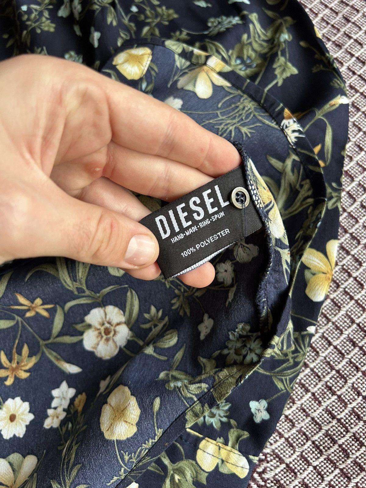 Diesel Diesel Women Shirt Floral Pattern Solid Style Size XS Size XS / US 0-2 / IT 36-38 - 6 Thumbnail