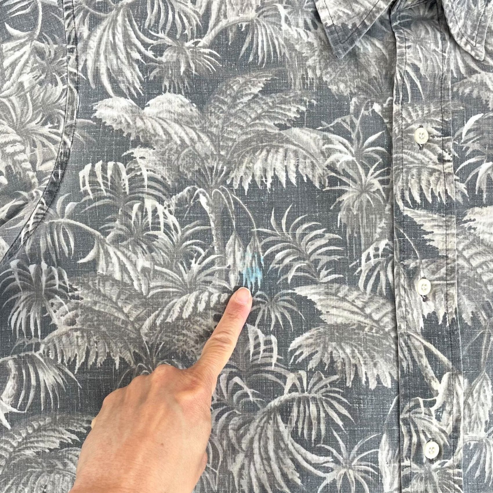 Reyn Spooner VINTAGE Reyn Spooner Shirt Men XL Grey Floral AOP Made in USA Short Sleeve Aloha Size US XL / EU 56 / 4 - 3 Thumbnail