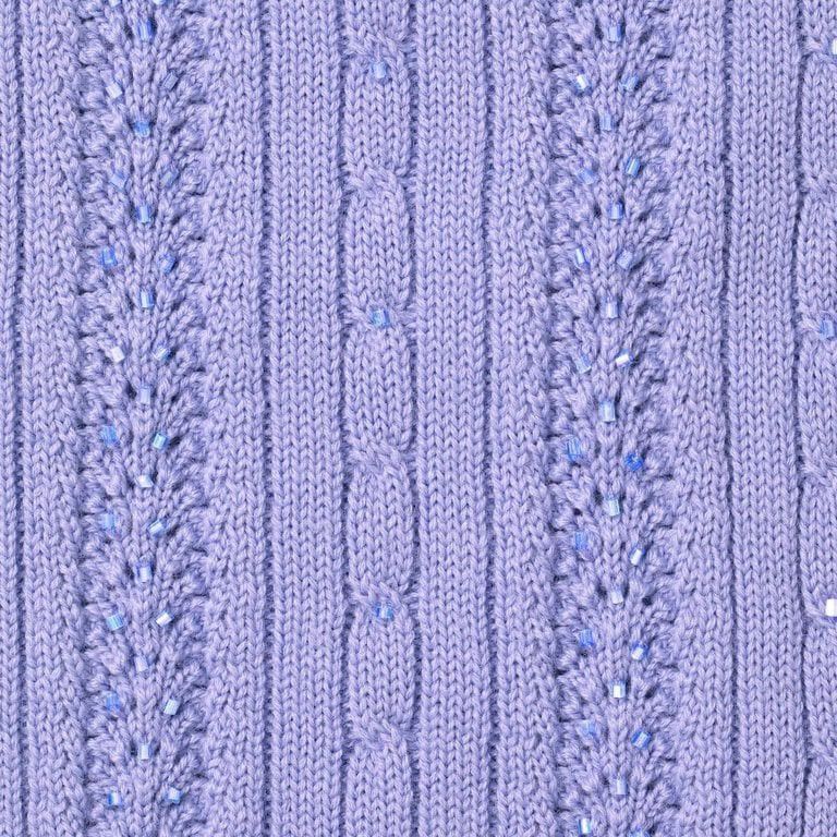 Supreme Supreme Beaded Zip Polo Size XL Lavender SS26 Embroidered Size US XL / EU 56 / 4 - 3 Thumbnail