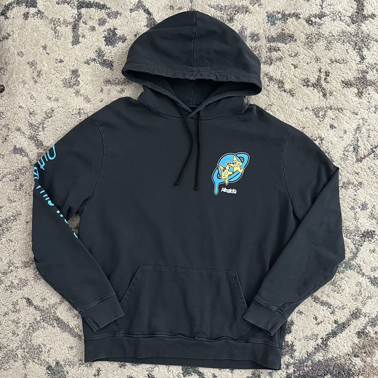 Allsaints Allsaints Black Hoodie Size US L / EU 52-54 / 3 - 2 Thumbnail