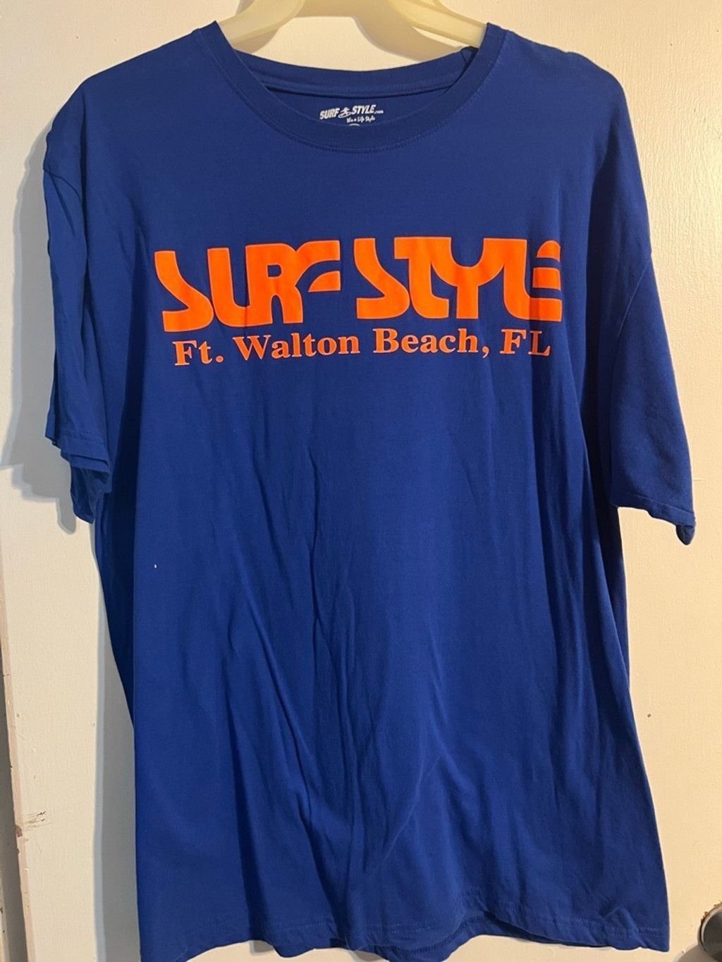 Other Men's Surf Style Blue Orange Ft. Walton Beach Tee XXL Size US XXL / EU 58 / 5 - 1 Thumbnail