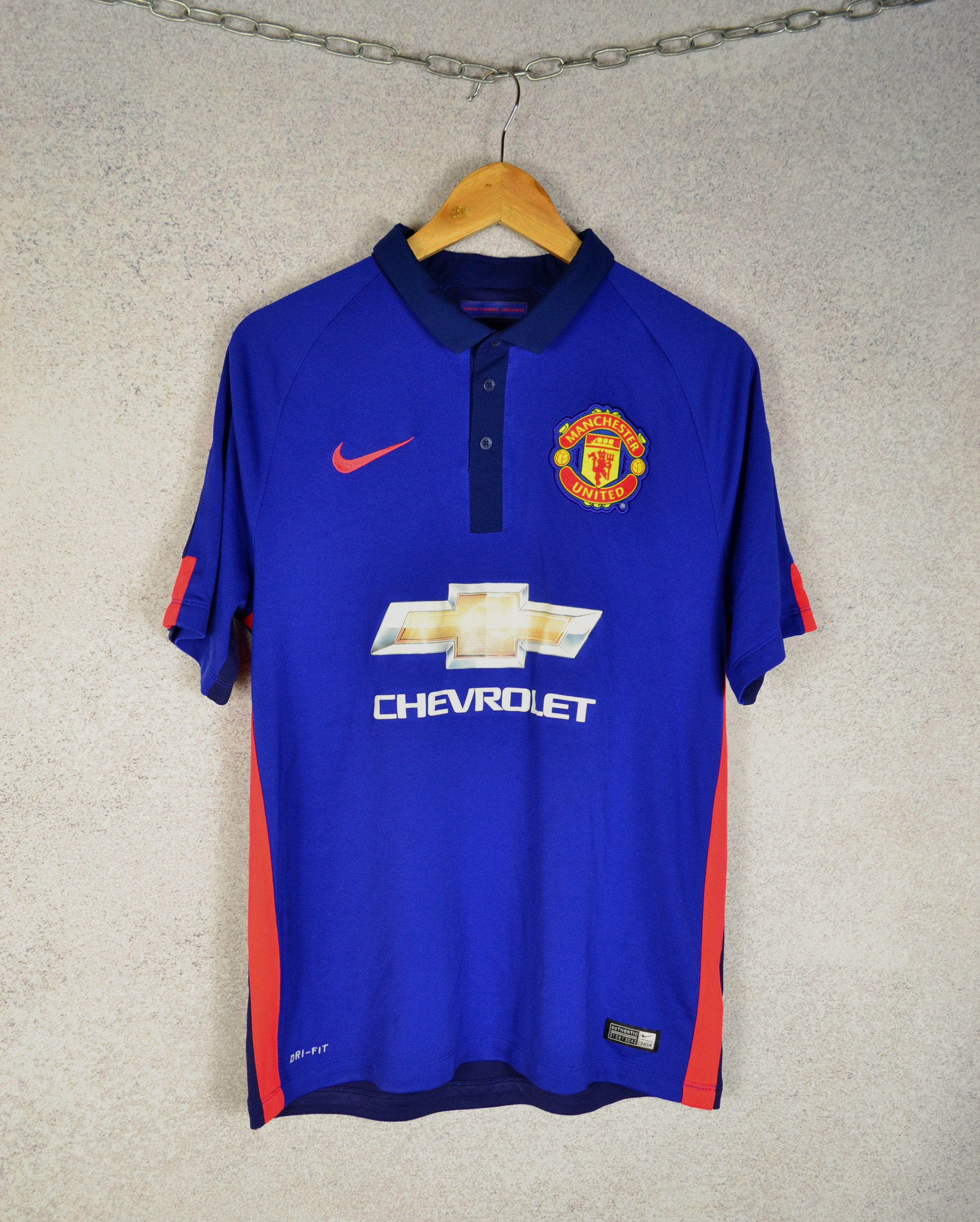 Vintage Manchester United FC Third Football Shirt 2014 2015 Jersey Size US M / EU 48-50 / 2 - 2 Thumbnail