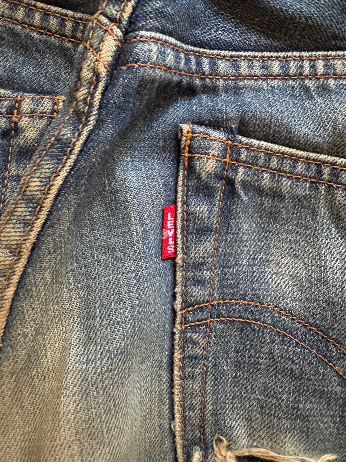 Levi's Vintage 80s Levis 502 Big E Mud Wash Japanese Selvedge Jeans Size US 30 / EU 46 - 11 Thumbnail