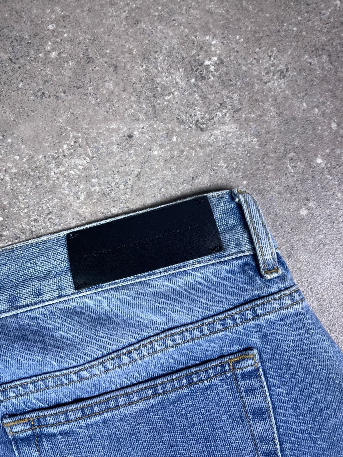 Victoria Beckham × Vintage Vintage Victoria Beckham wide leg denim jeans pants Size 32" / US 10 / IT 46 - 4 Thumbnail