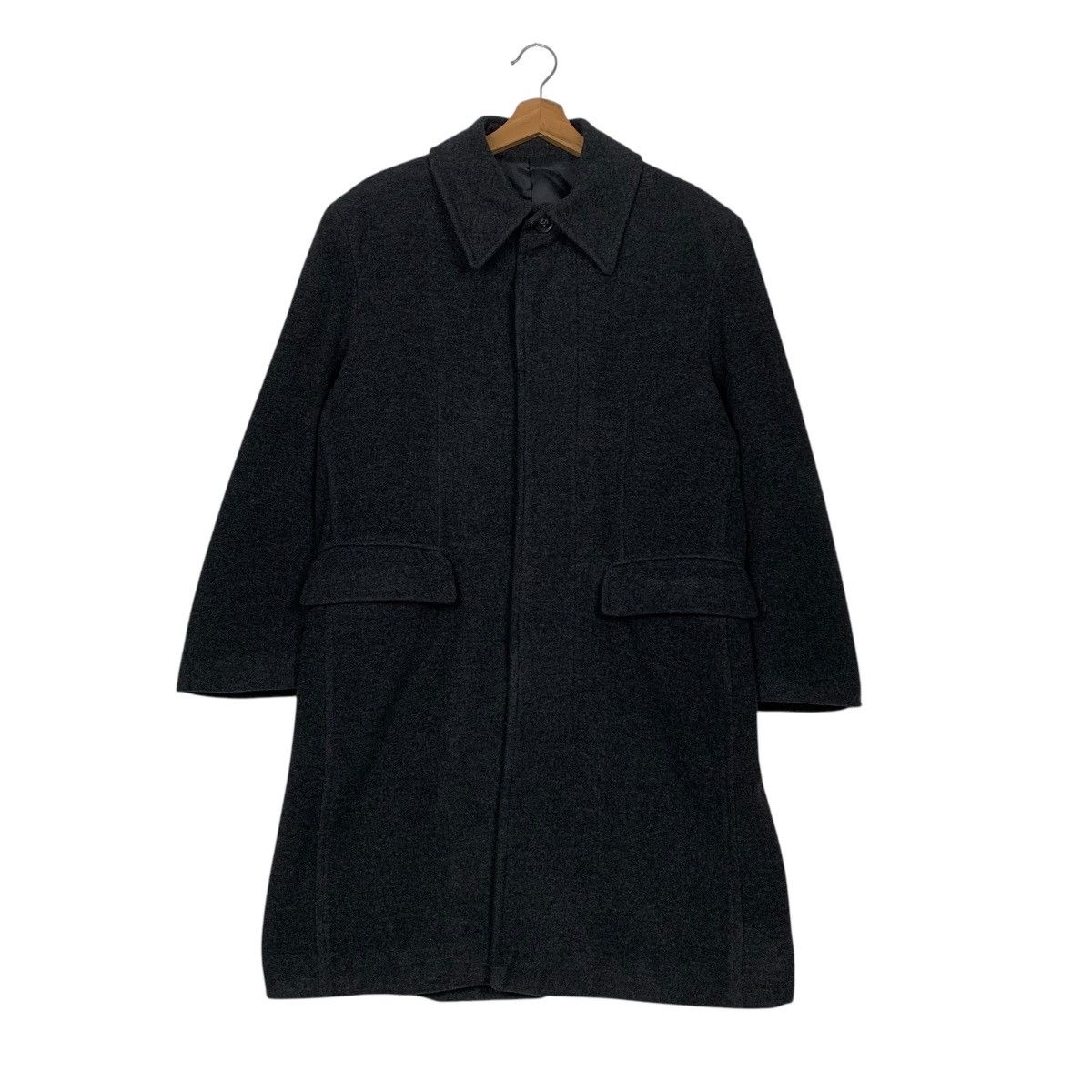 Japanese Brand D Homme A Homme Wool Coat Size US M / EU 48-50 / 2 - 1 Thumbnail