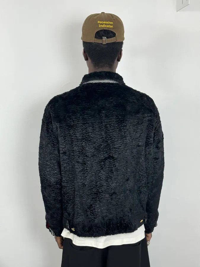 Moschino 1990s Moschino Black Fur Trucker Jacket Size US S / EU 44-46 / 1 - 3 Thumbnail