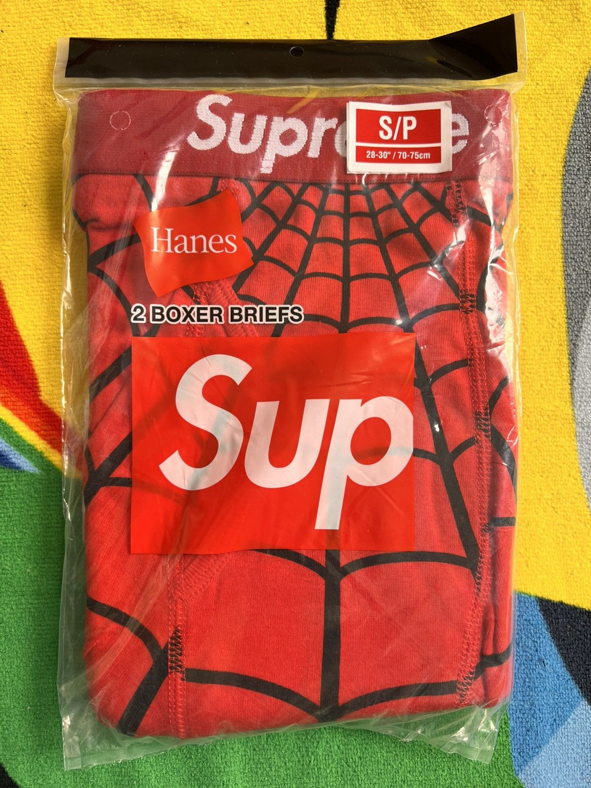 Supreme S Supreme Marvel Spider Man Web hanes Boxer Briefs Pack Red Size US 30 / EU 46 - 1 Thumbnail