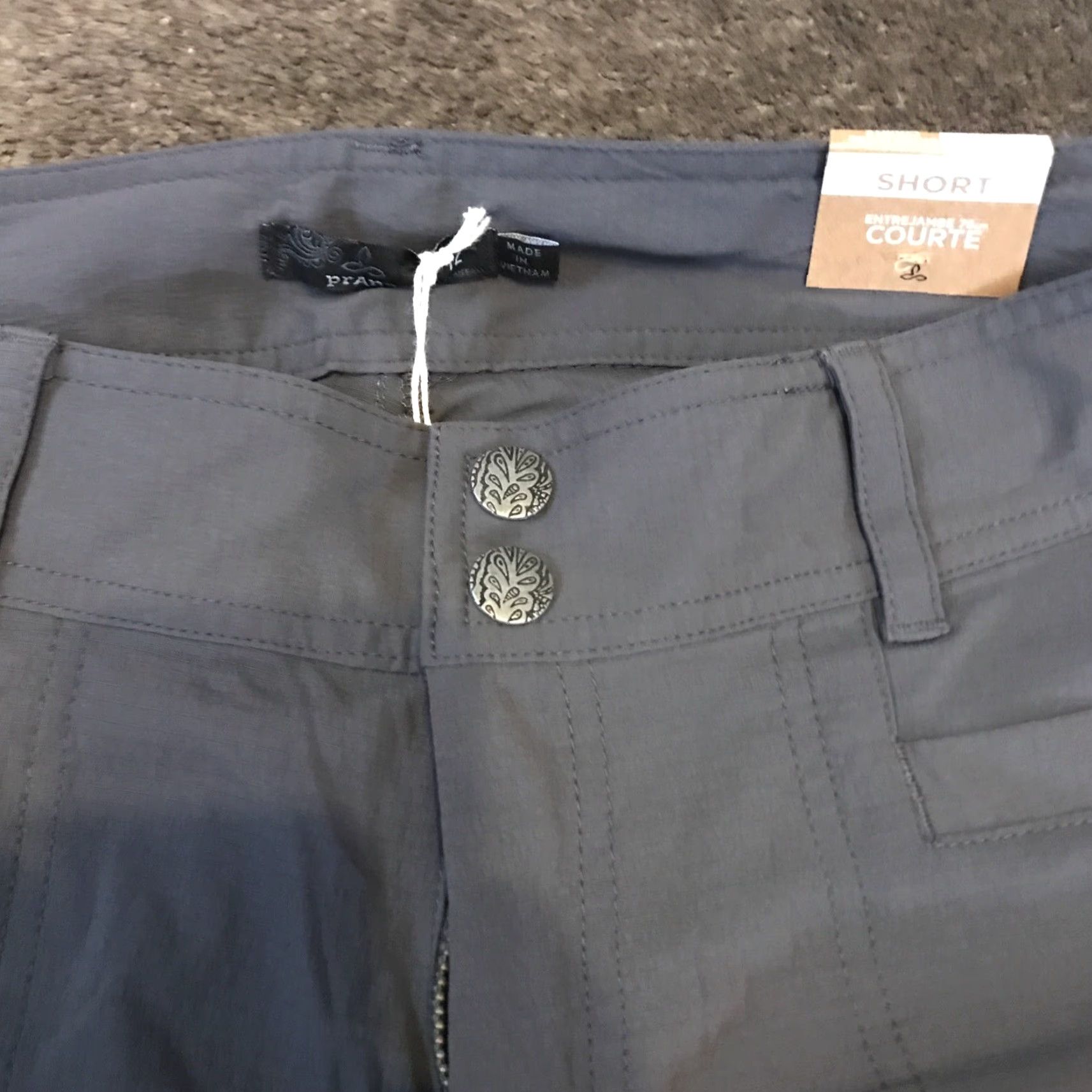 Prana prAna Women’s Pant Hiking Pants 12 Gray Keeley Pant Regular (Bootcut) Stretch N N? Size 34" / US 12 / IT 48 - 3 Thumbnail