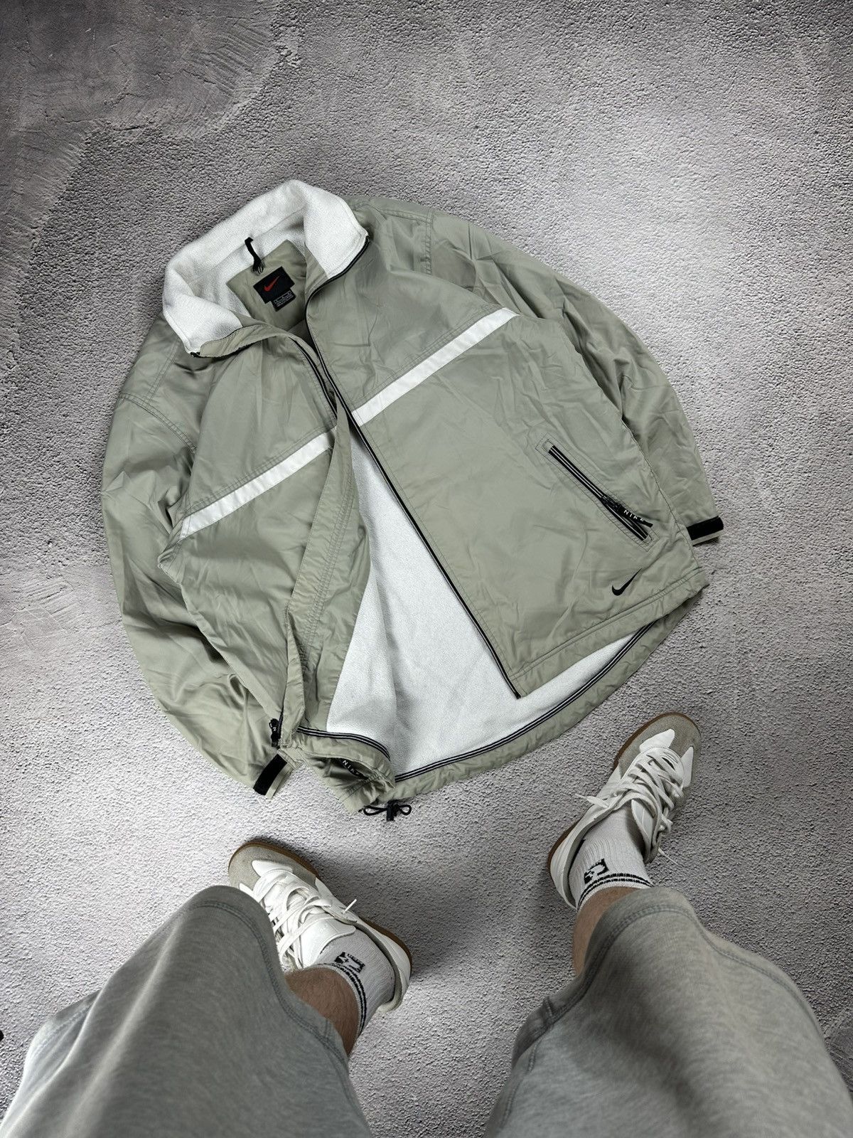 Nike VTG Retro Nike Fleece Lined Jacket Gorpcore Style Y2K Size US XL / EU 56 / 4 - 1 Thumbnail