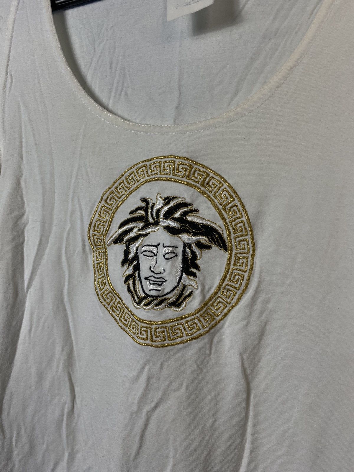 Versace Jeans Couture 💥 VERSACE JEANS COUTURE VTG MEDUSA LOGO LONG SLEEVE Y2K Size M / US 6-8 / IT 42-44 - 6 Thumbnail
