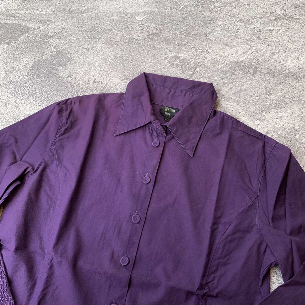 Jean Paul Gaultier Jean Paul Gaultier Embroidered Button Up Shirt Size M / US 6-8 / IT 42-44 - 6 Thumbnail