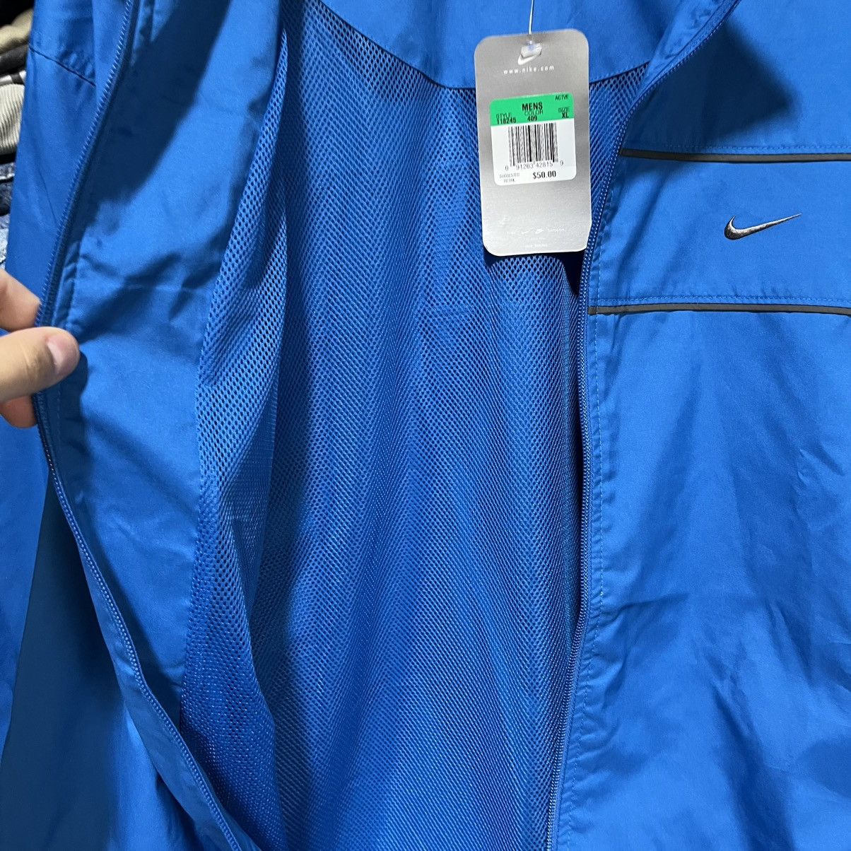 Nike VINTAGE Y2K NIKE EMBROIDERED ZIP UP WINDBREAKER TRACK JACKET Size US XL / EU 56 / 4 - 9 Thumbnail