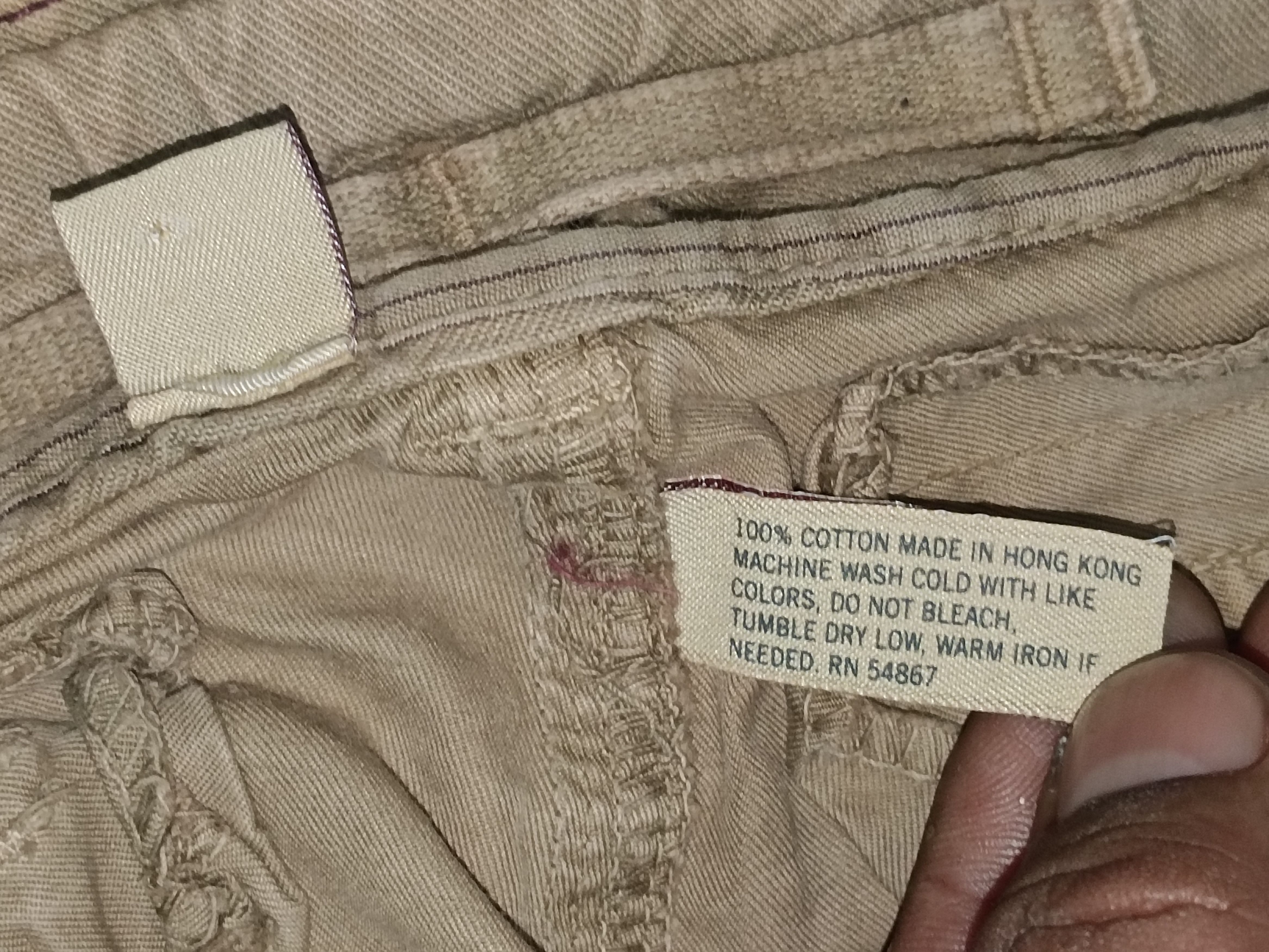 Abercrombie & Fitch Vintage Abercrombie Fitch Khaki Cargo Baggy Paratrooper Y2K Size US 34 / EU 50 - 13 Thumbnail