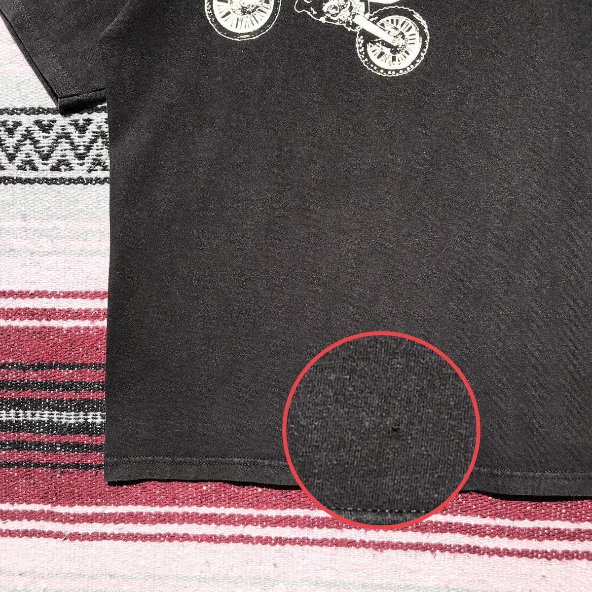 Vintage Vintage Skull Motorcycle Tee Size US M / EU 48-50 / 2 - 8 Thumbnail