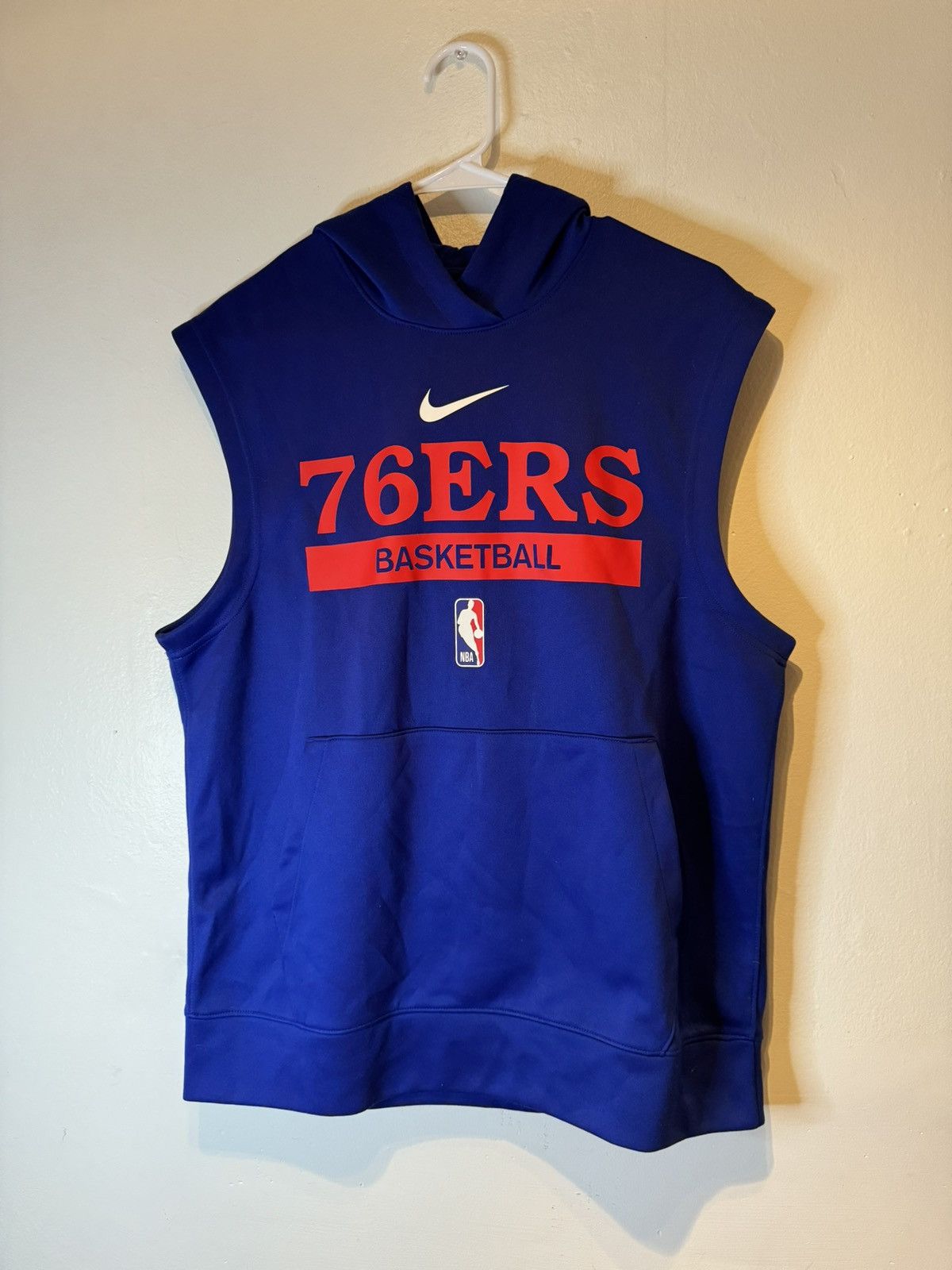 Nike New Nike Mens Philadelphia 76ers NBA Sweatshirt BLUE Size M Size US M / EU 48-50 / 2 - 1 Thumbnail