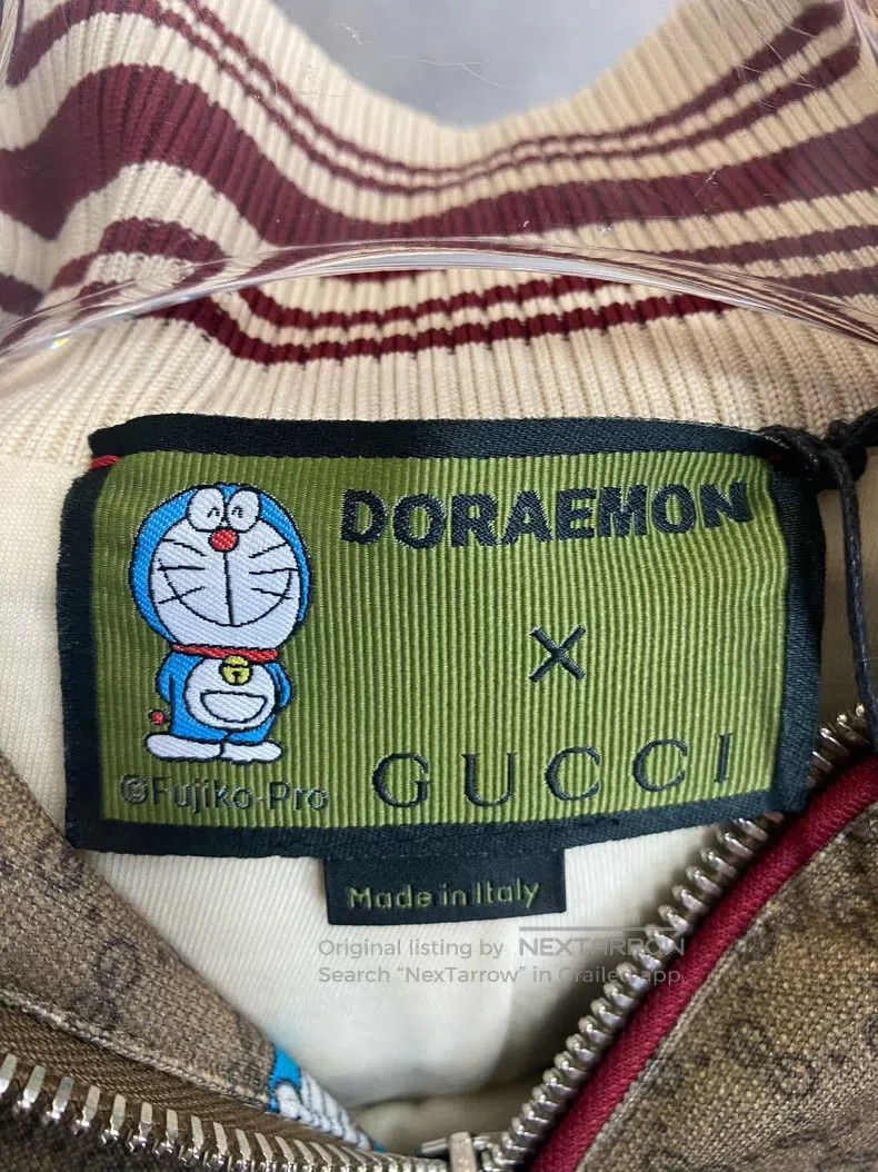 Gucci Gucci Doraemon co-branded old flower full print logo zippe Size US XXS / EU 40 - 5 Thumbnail