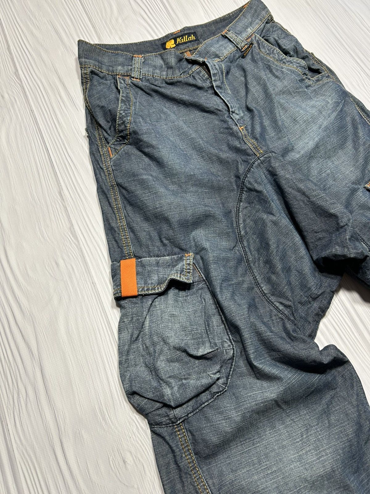 Miss Sixty VTG! Rare! Y2K Killah Miss Sixty Drop Crotch Denim Pants 29 Size 29" - 6 Thumbnail