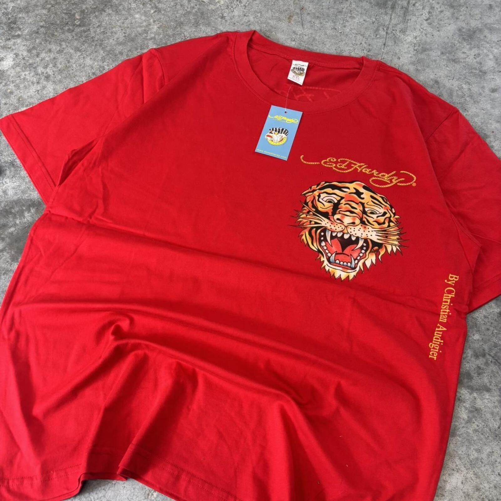 Ed Hardy Ed Hardy Christian Audigier Y2K Graphic Streetwear Tee Size US XXL / EU 58 / 5 - 7 Thumbnail